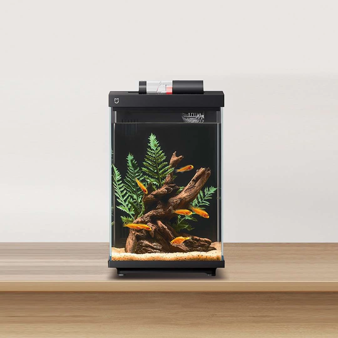 Bộ cảnh quan (tiểu cảnh) dương xỉ và gỗ chìm cho bể cá Xiaomi 20L / 30L (HFZJ200)	